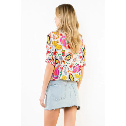 Britt V- Neck Top