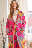 Printed Cardigan