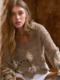 Crochet Knit Sweater
