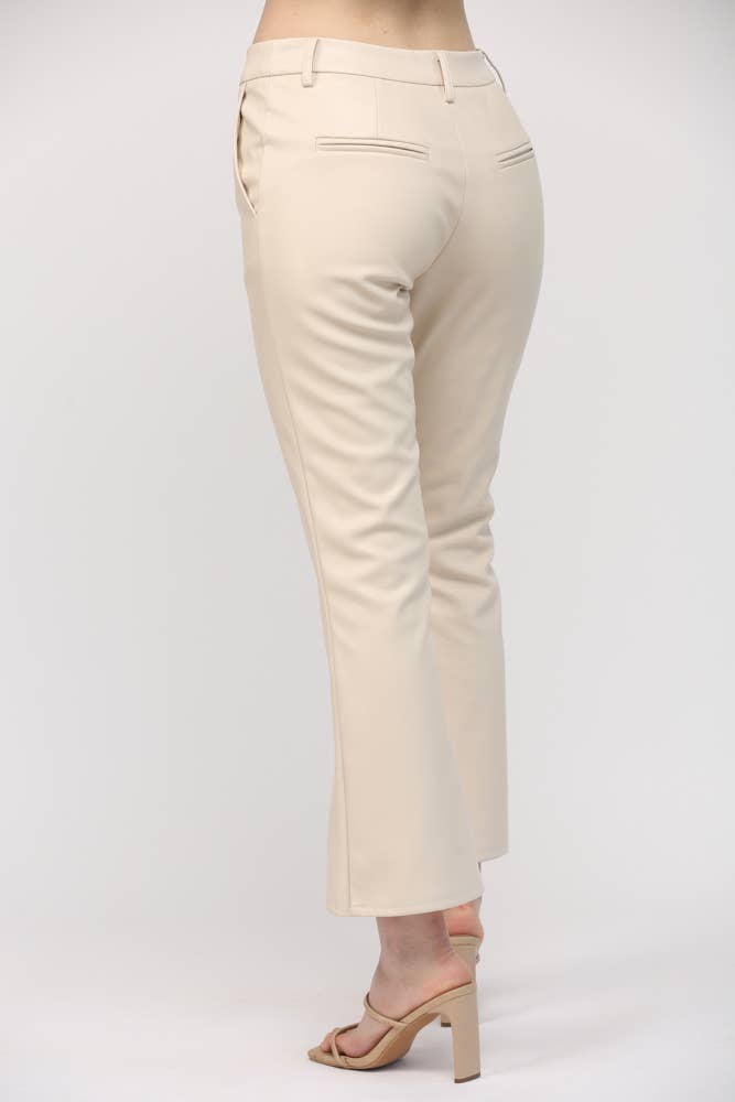 Faux Leather Flare Pant ~SALE $28.80~