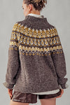 Rib Knit Turtle Neck