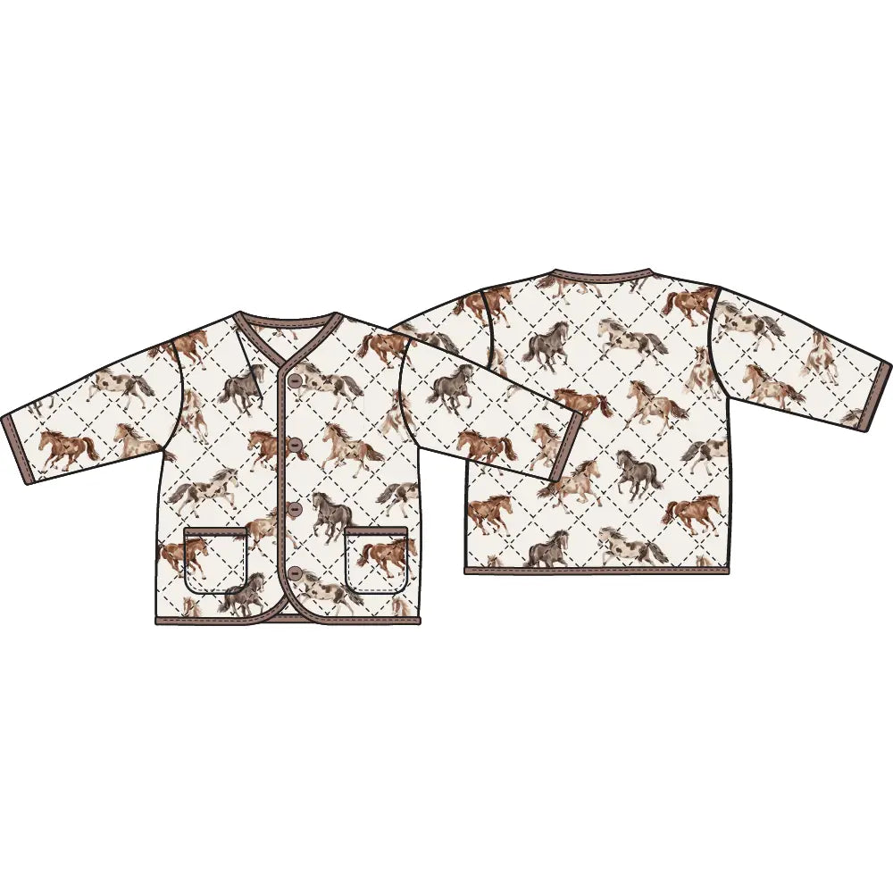Wild Horses Quilted Jacket