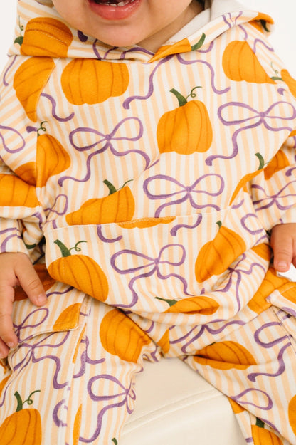 Pumpkin & Bows Cargo Hoodie Set