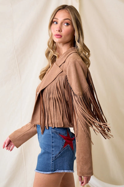 Bailey Suede Fringe Jacket