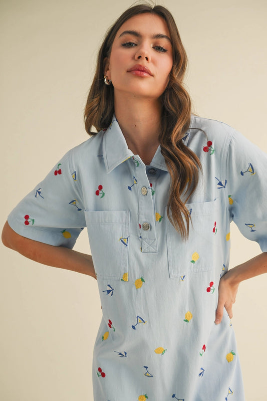 Summer Embroidered Dress