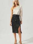 Sequin Midi Skirt