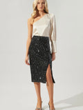 Sequin Midi Skirt