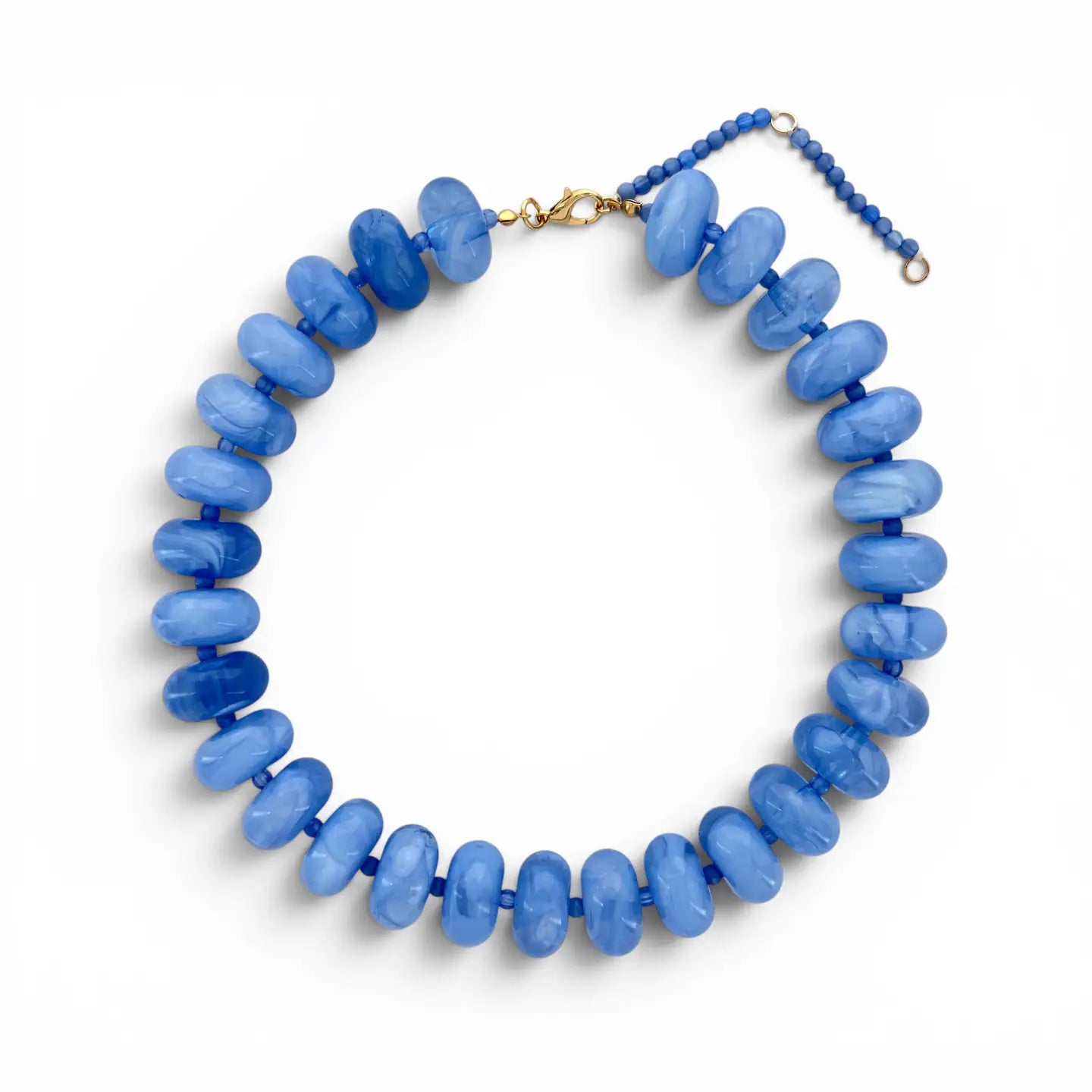 Resin Rondelle Beaded Necklace