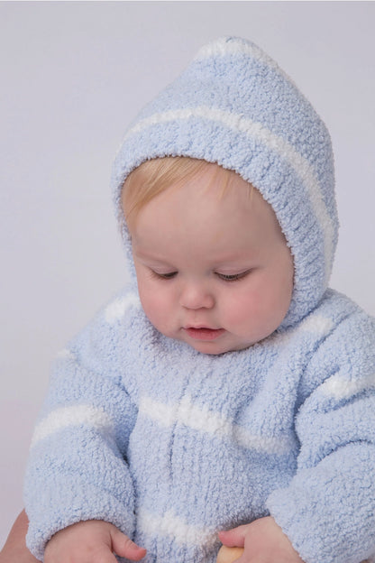 Chenille Striped Hooded Jacket (More Colors)