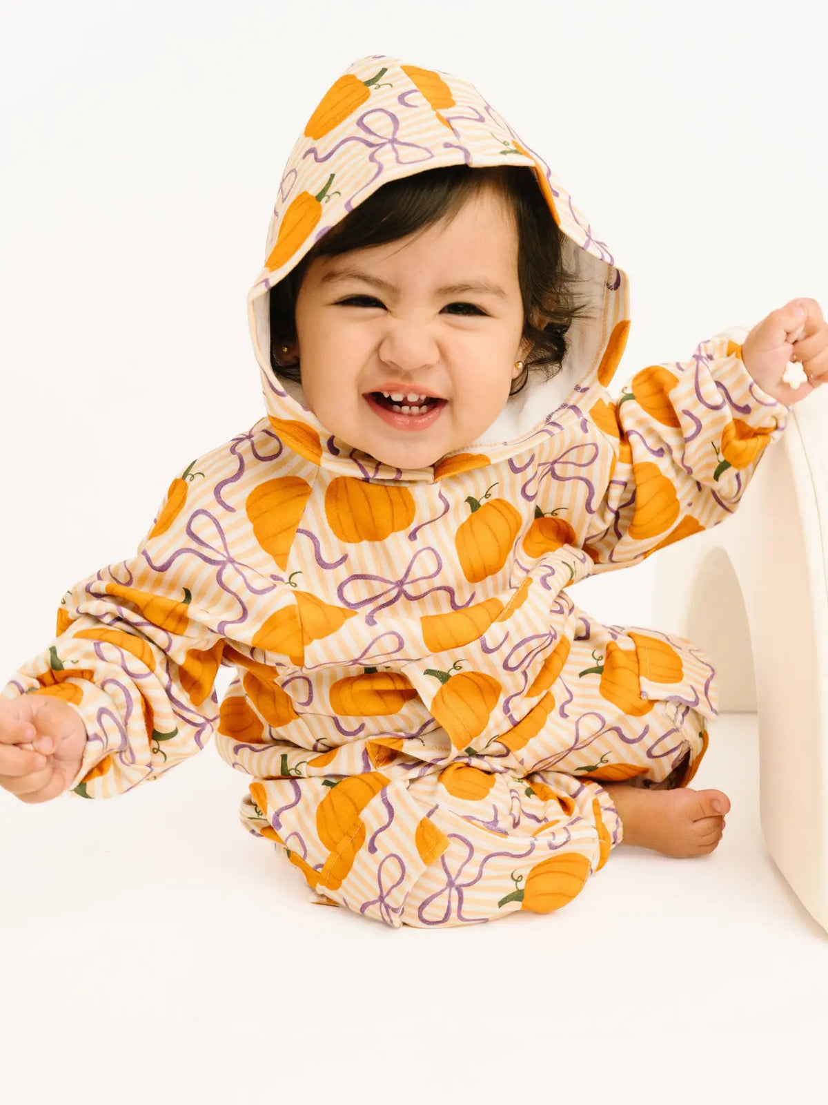 Pumpkin & Bows Cargo Hoodie Set