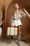 Crochet Knit Sweater