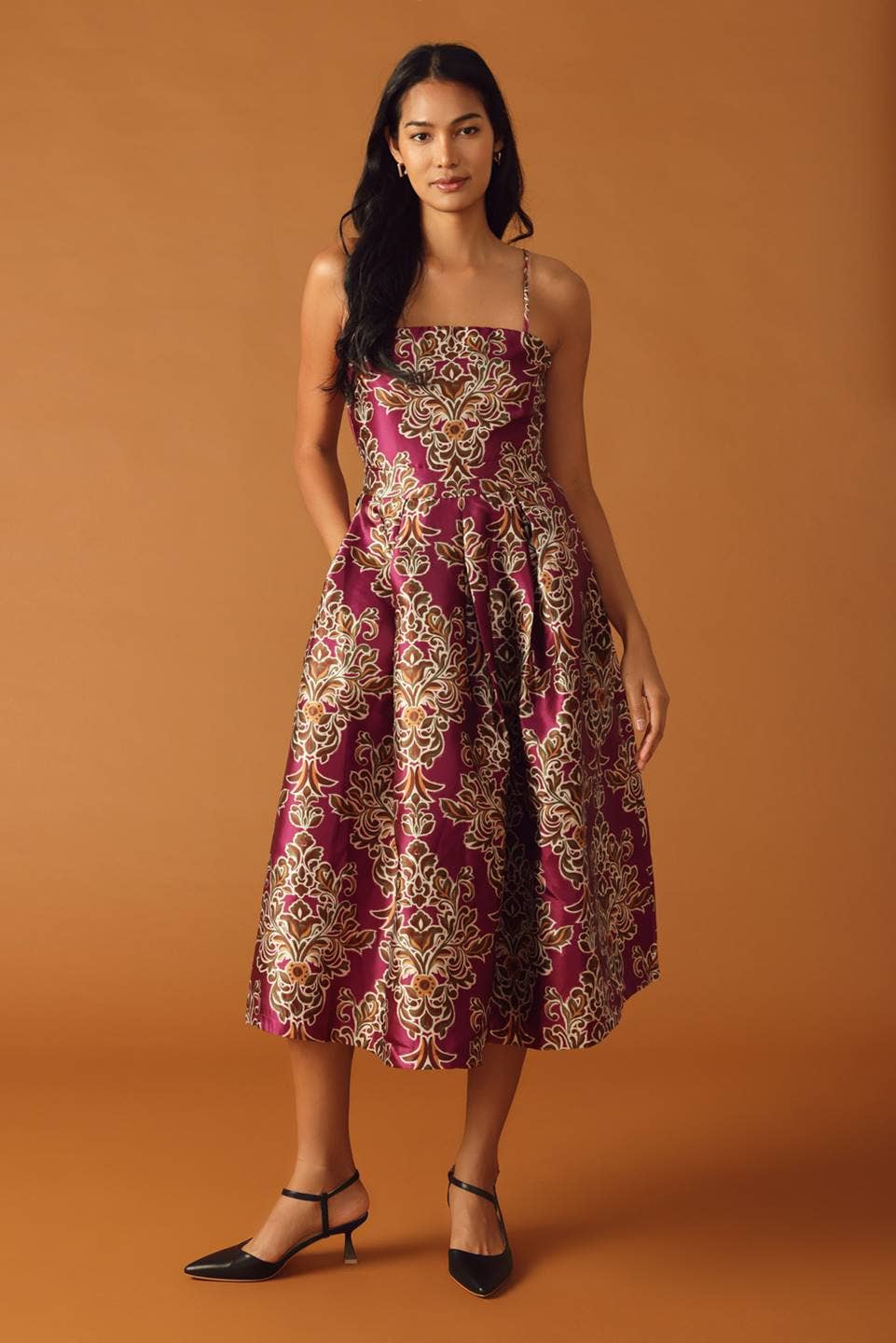 Spaghetti Strap Midi Dress ~SALE $37.60~