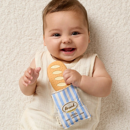 Baguette Teensy Crinkle Silicone Teether