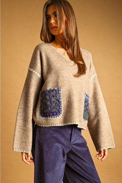 Patchwork Sweater