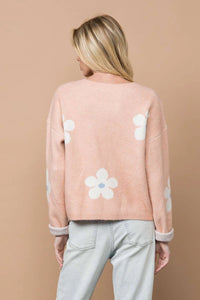 Blush Flower Sweater