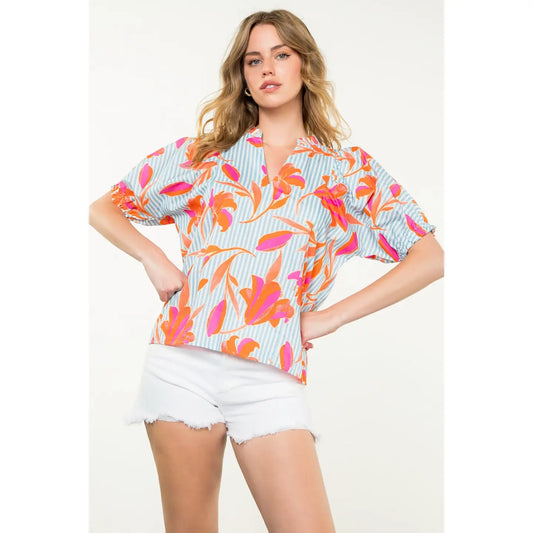 Cora Floral Top
