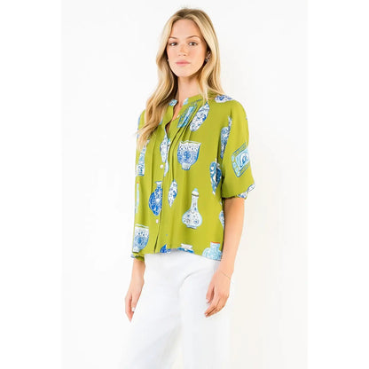 Carson Vase Print Top