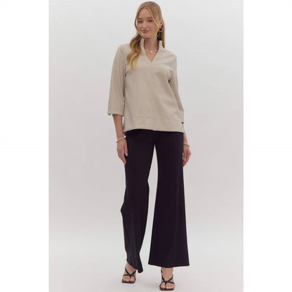 Faux Leather Top ~SALE $34.40~