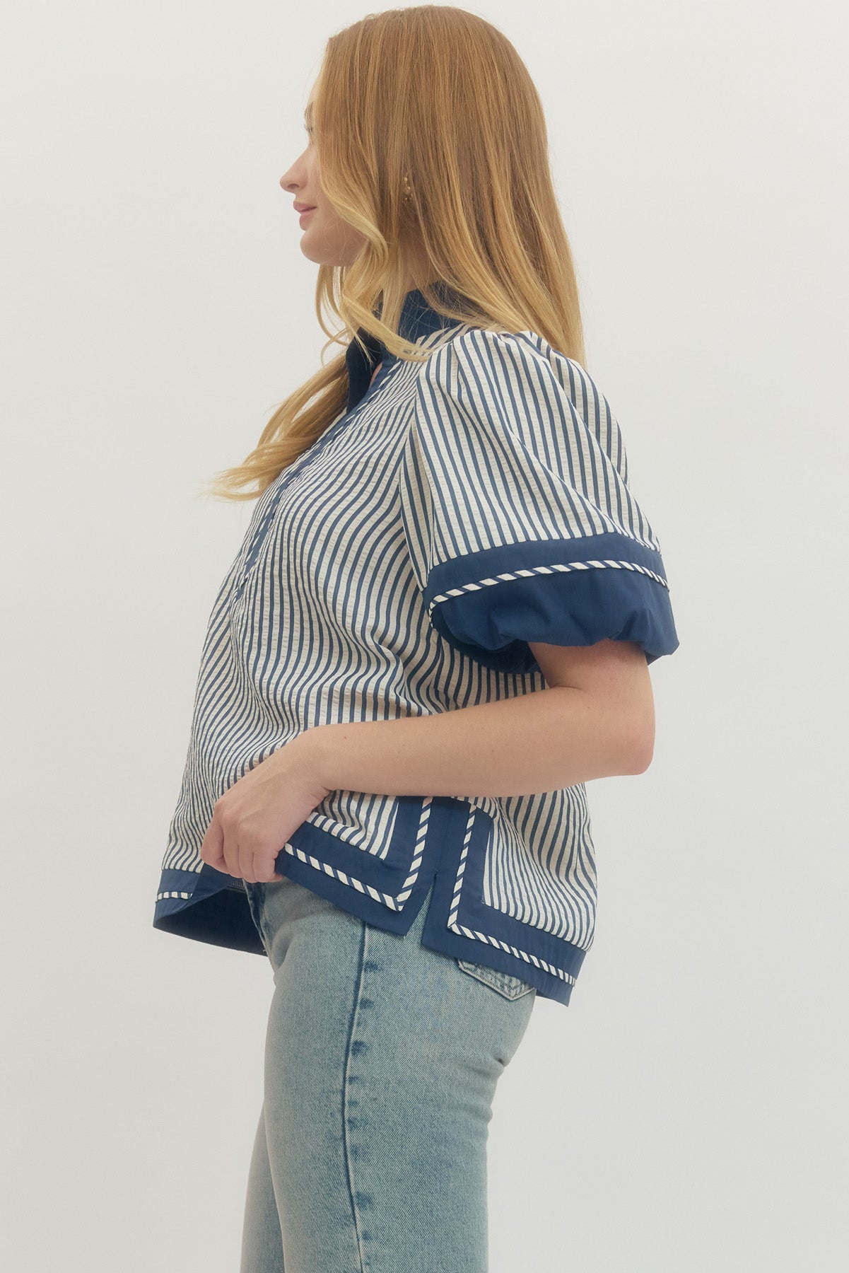 Cece Striped Top