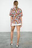 Spotted Puff Sleeve Top