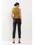 Coated Black Jean