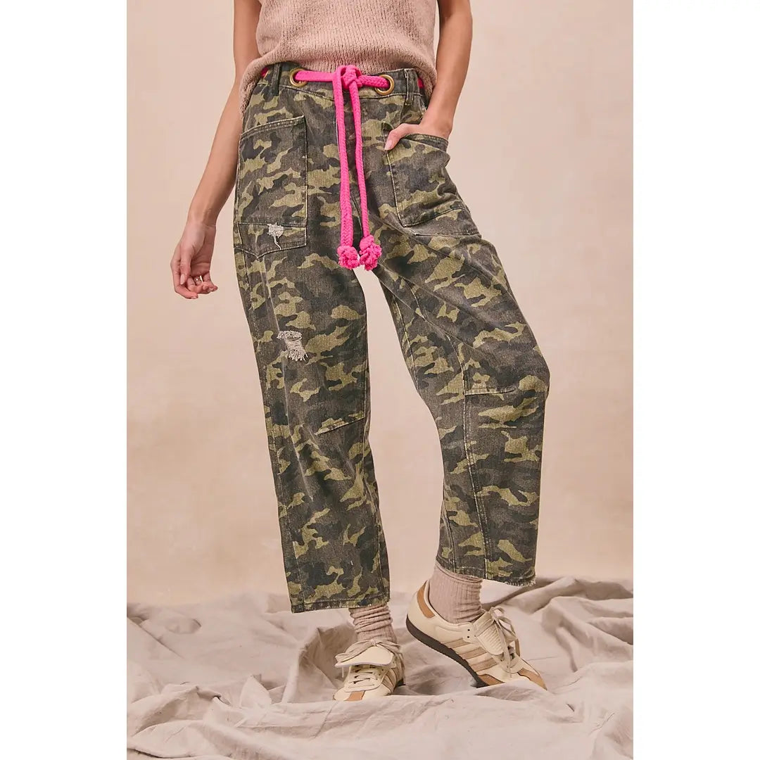 Keegan Camouflage Print Pant