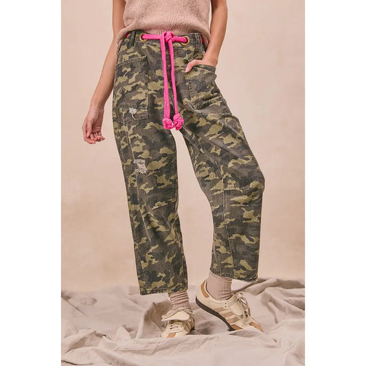 Keegan Camouflage Print Pant