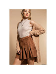 Suede Mini Skirt