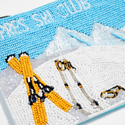 Apres Ski Beaded Pouch