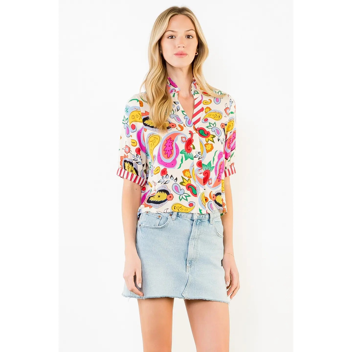Britt V- Neck Top