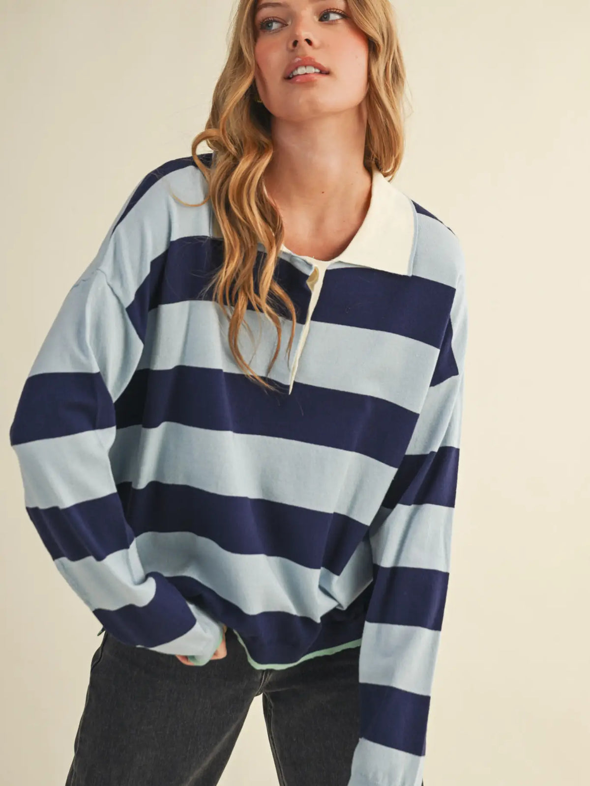 Striped Rugby Sweater (More Colors)