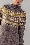 Rib Knit Turtle Neck