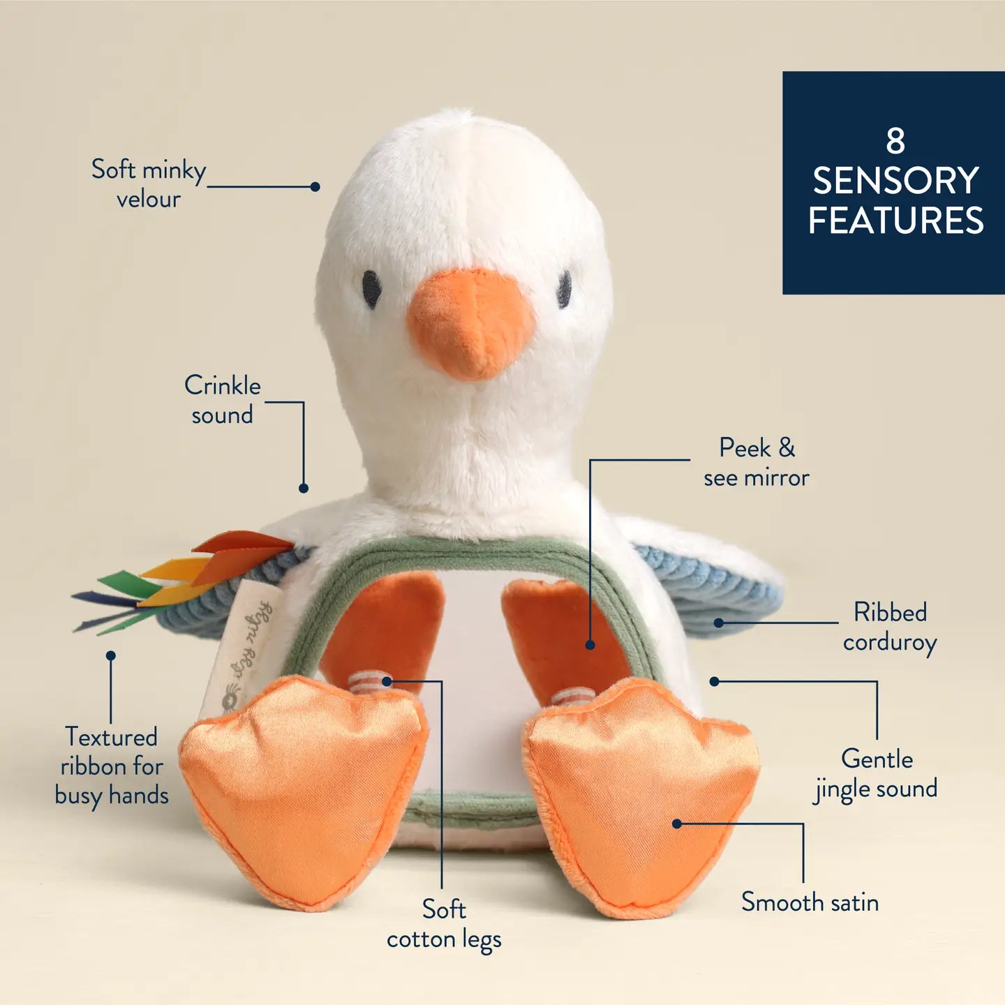 Goose Baby Sensory Toy