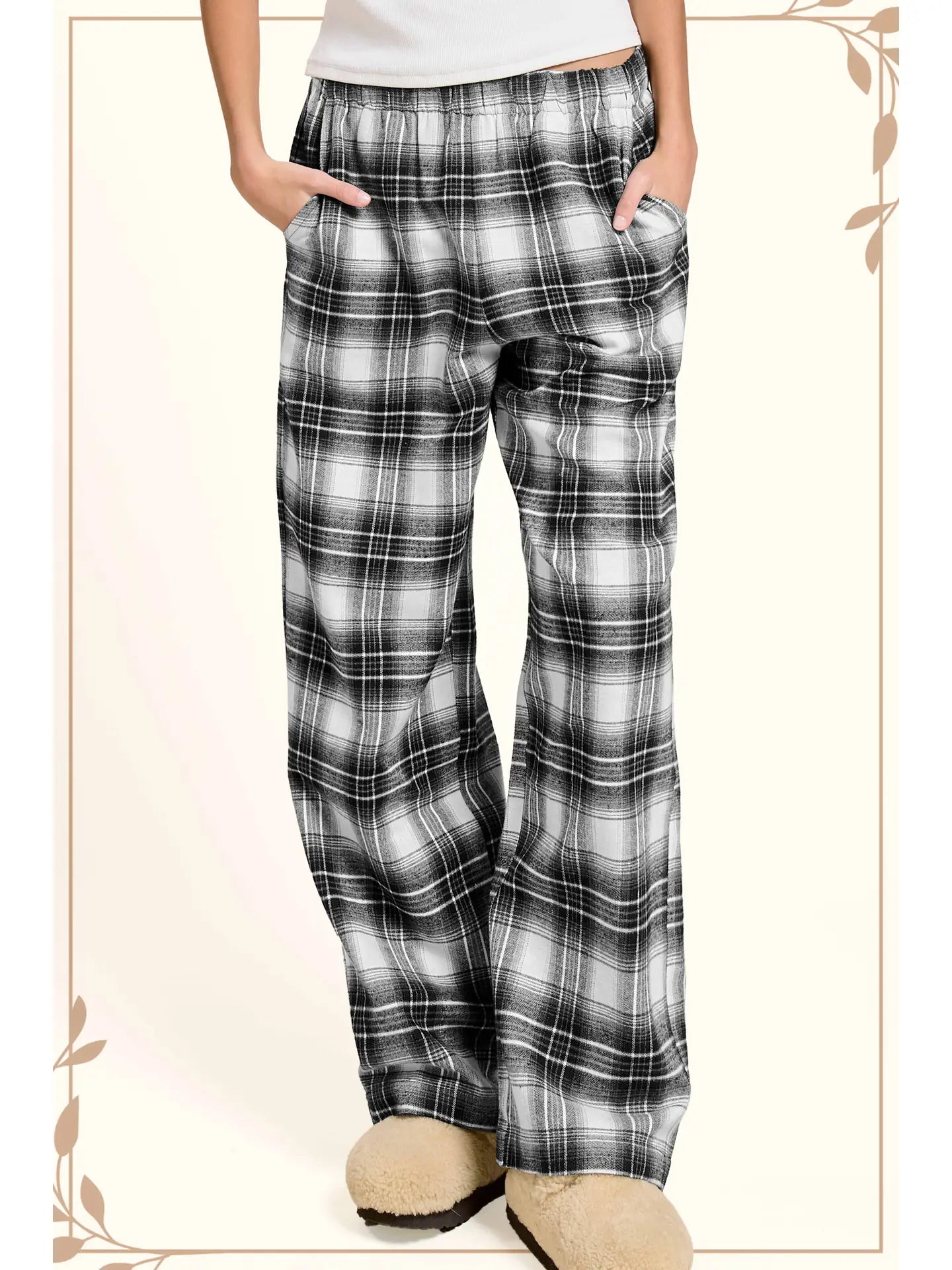 Flannel Plaid Pants