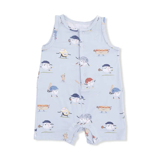 Baseballs Playing Baseball Romper