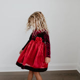 Velvet Rosette Dress