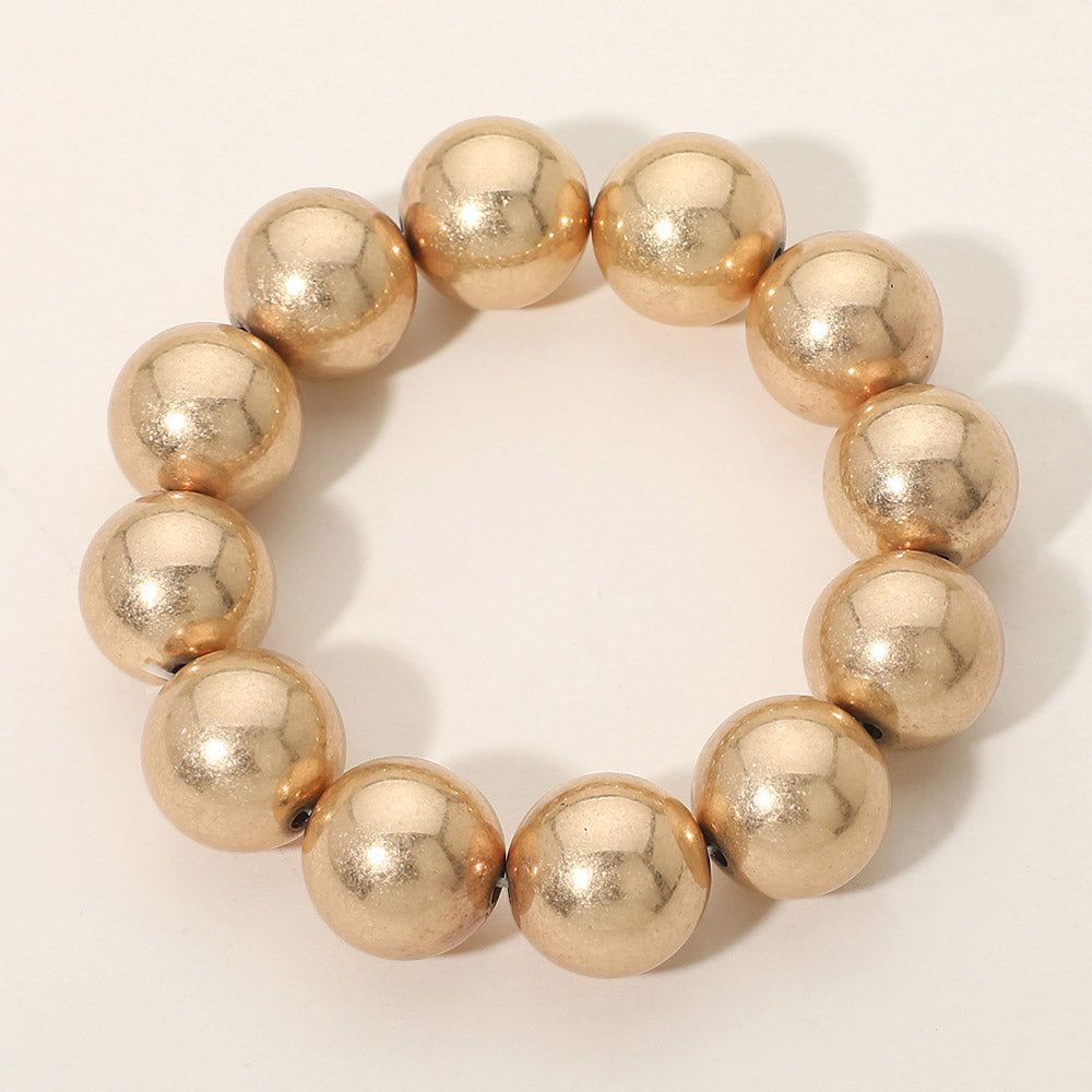 Metal Ball Beaded Bracelet