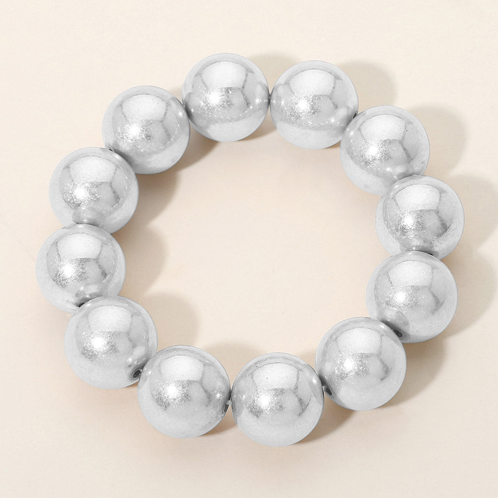 Metal Ball Beaded Bracelet