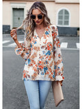 Fall Floral  Button Down