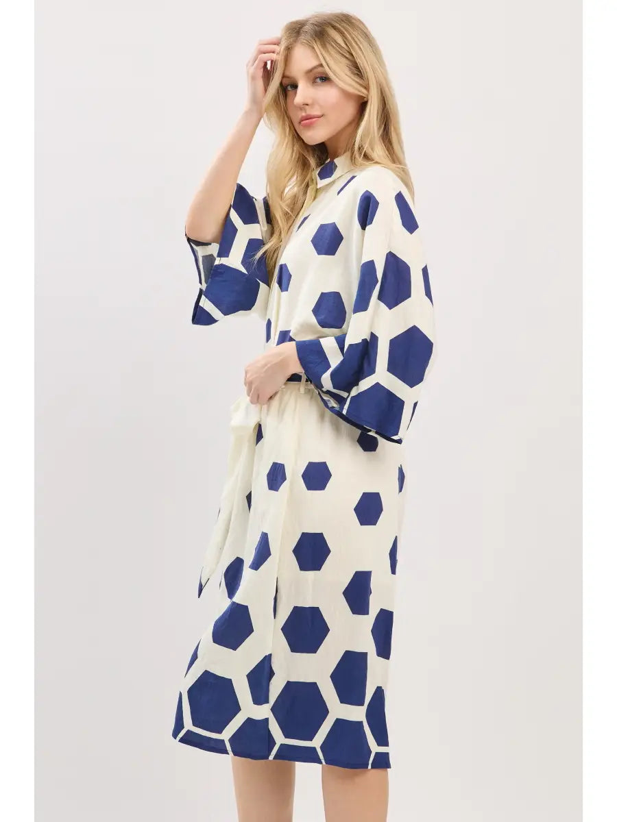 Beehive Kimono Jumpsuit