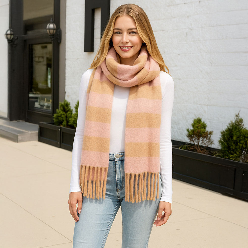 Oblong Fring Scarf (More Colors)