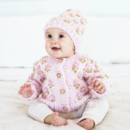 Bitty Blooms Blush Cardigan