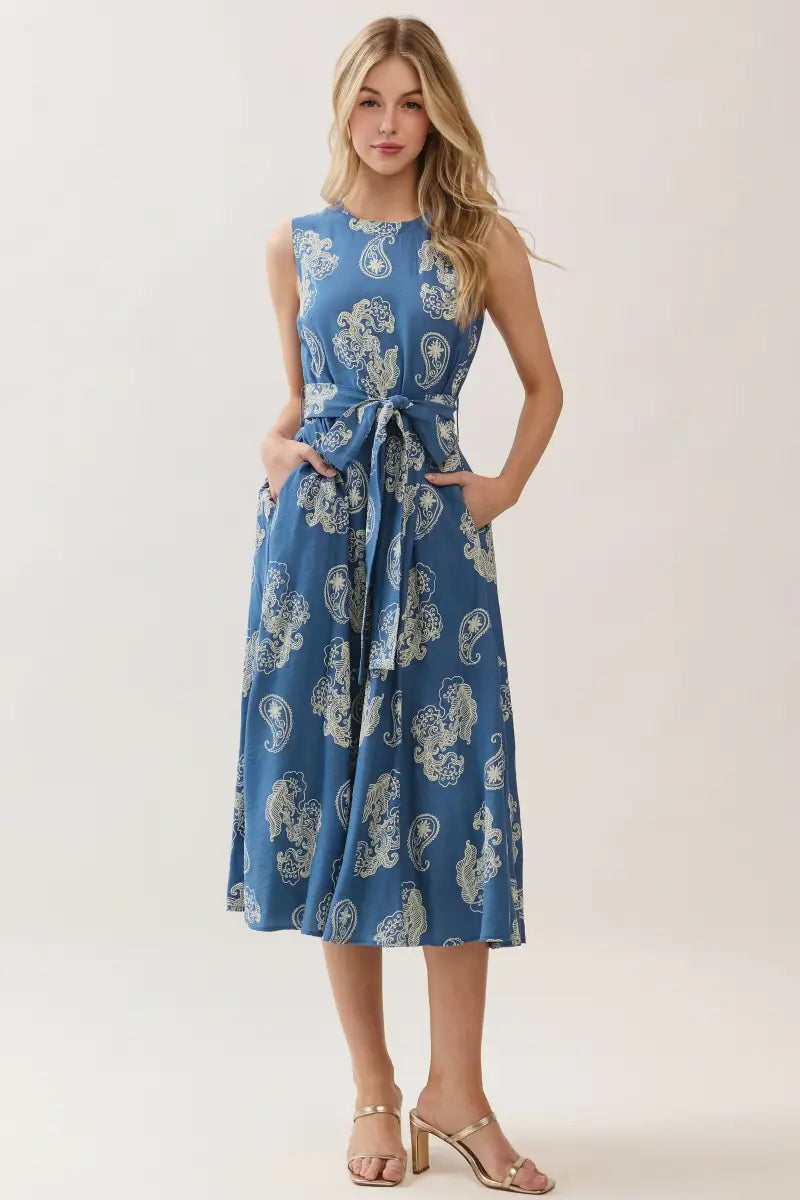 Paisley Midi Dress