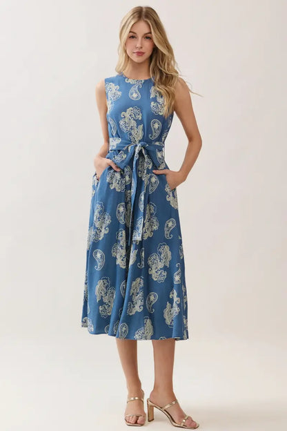 Paisley Midi Dress