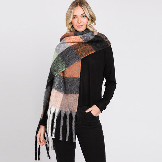Plaid Oversized Scarf (More Colors)