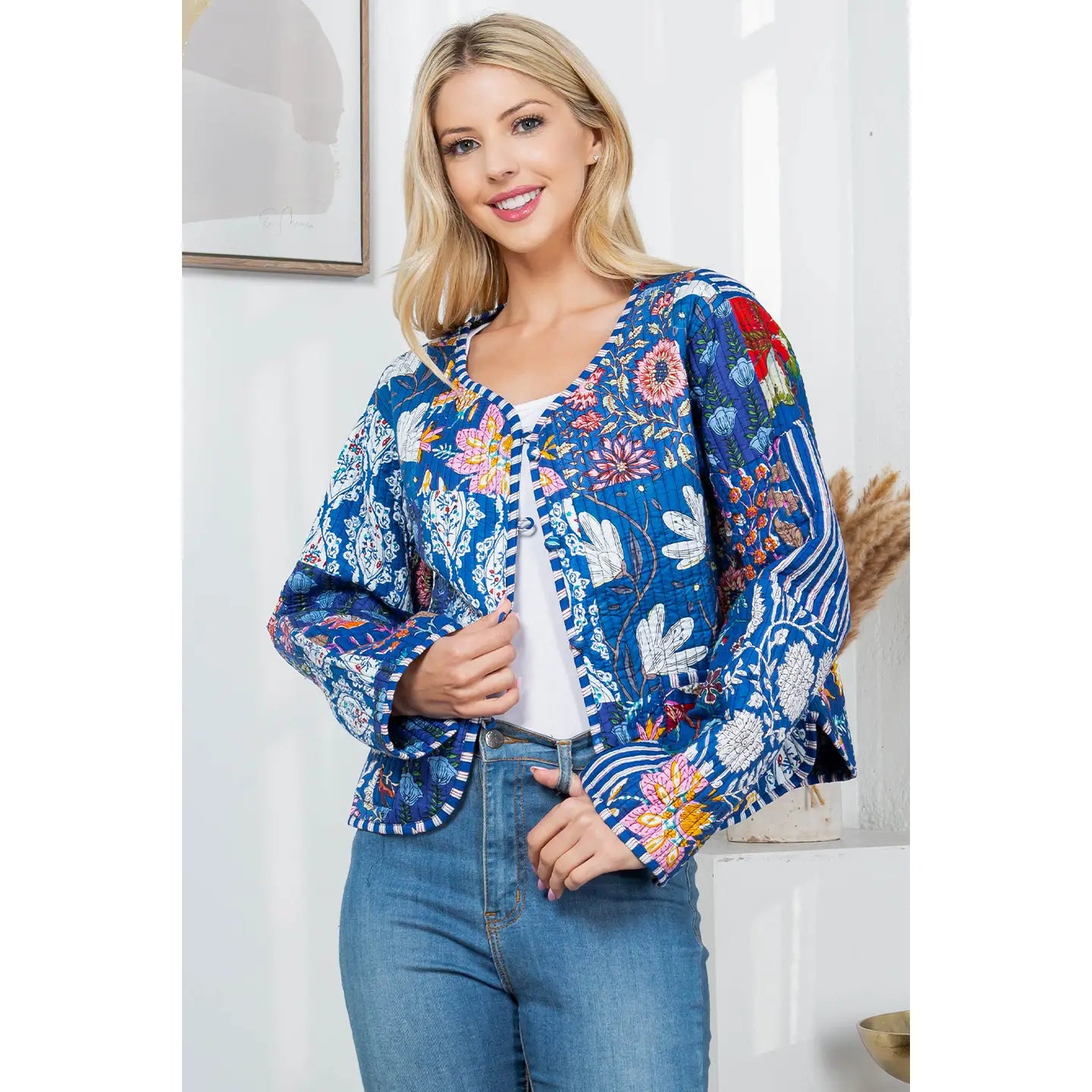 Quilted Patch Jacket (More Colors)