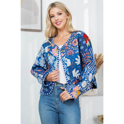 Quilted Patch Jacket (More Colors)