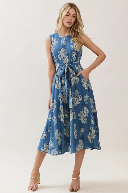 Paisley Midi Dress