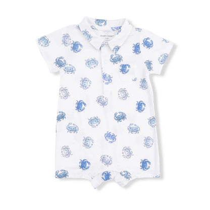 Blue Crab Shortie Romper