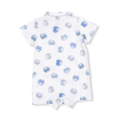 Blue Crab Shortie Romper